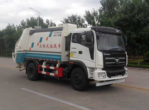 国五福田瑞沃压缩式垃圾车[天燃气]