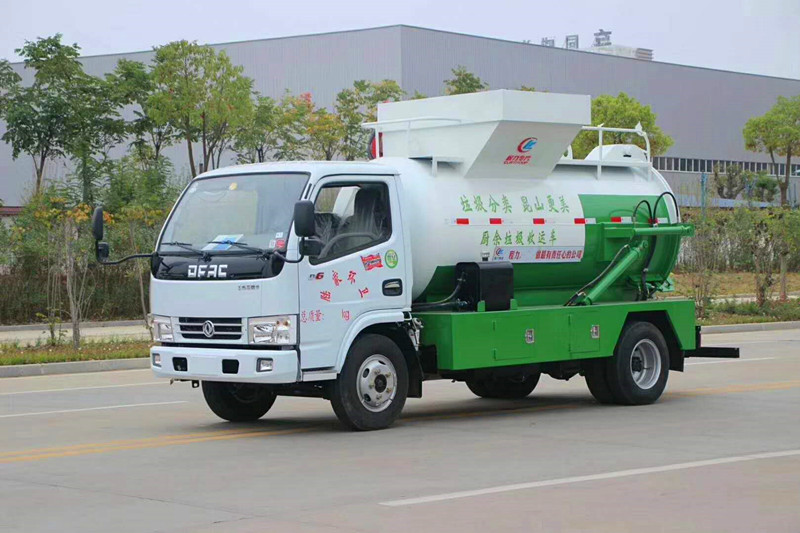 东风5方餐厨垃圾车[圆罐]