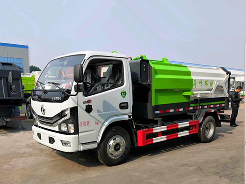 国六东风5方侧装压缩垃圾车