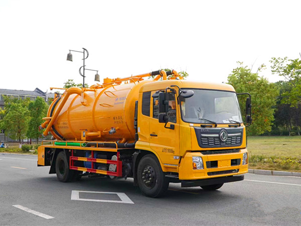 东风天锦15方清洗吸污车